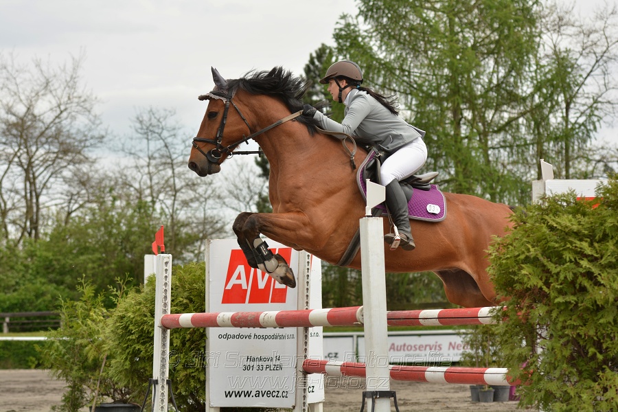 Skoková soutěž dvoufázové skákání 110/120 cm