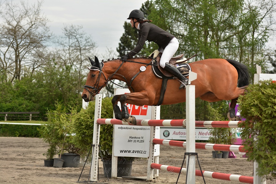 Skoková soutěž dvoufázové skákání 110/120 cm