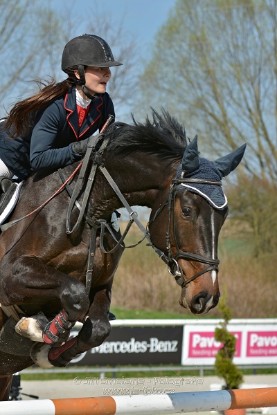 Skoková soutěž pro 5 a 6 leté koně s hendikepem 110/115 cm