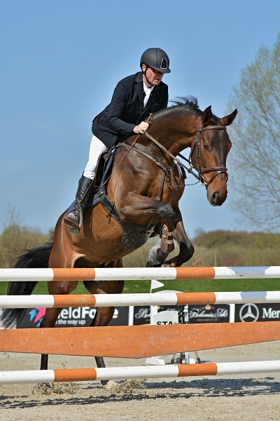 Skoková soutěž pro 5 a 6 leté koně s hendikepem 110/115 cm