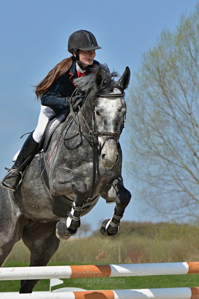 Skoková soutěž pro 5 a 6 leté koně s hendikepem 110/115 cm