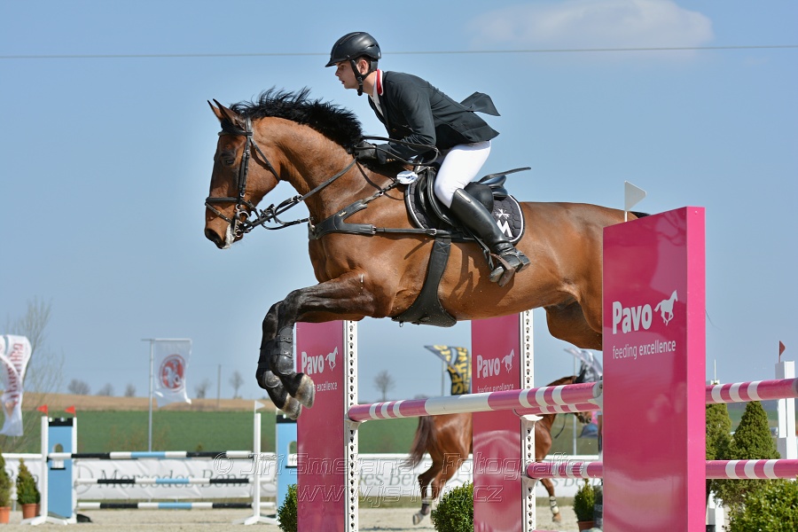 Skoková soutěž pro 5 a 6 leté koně s hendikepem 110/115 cm