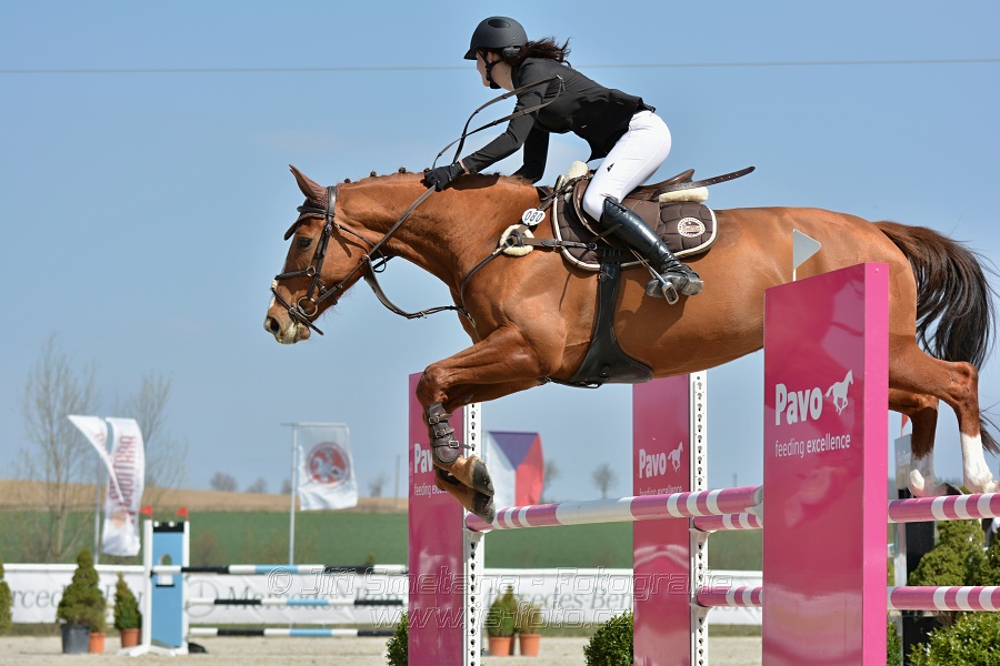 Skoková soutěž pro 5 a 6 leté koně s hendikepem 110/115 cm