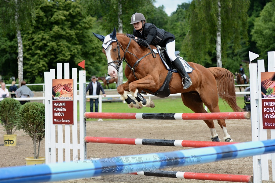 Skoková soutěž stupně „L*“ na styl, 2. kolo OM - junioři