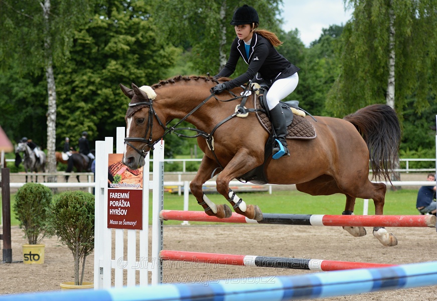 Skoková soutěž stupně „L*“ na styl, 2. kolo OM - junioři