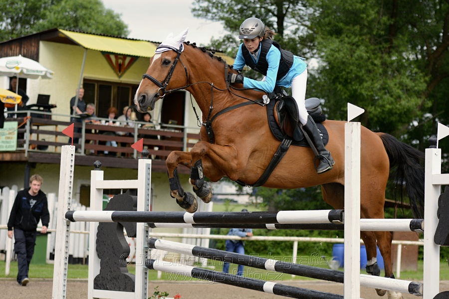 Skoková soutěž stupně „ZL“ na styl, 2. kolo OM- děti