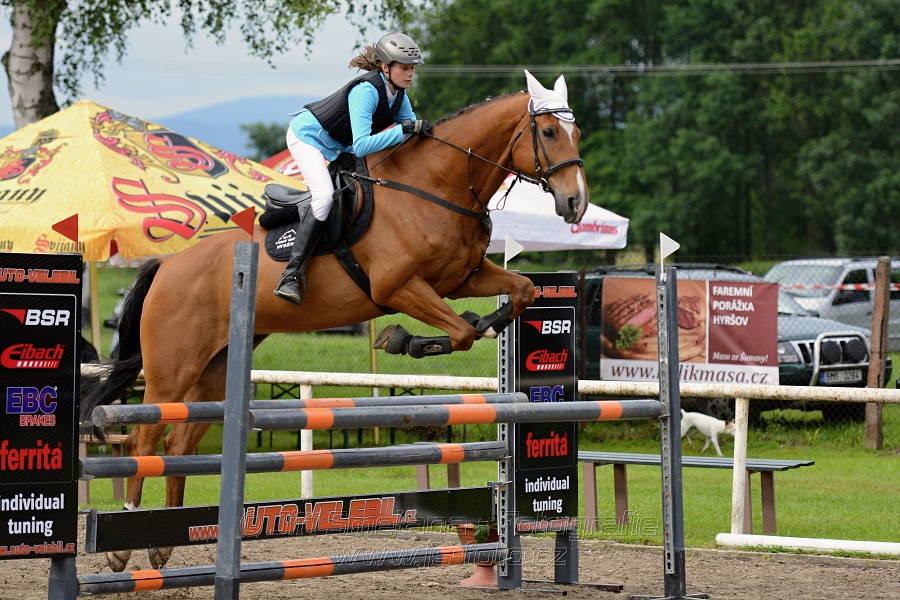 Skoková soutěž stupně „ZL“ na styl, 2. kolo OM- děti