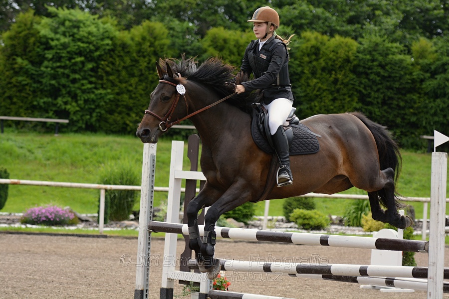 Skoková soutěž stupně „ZL“ na styl, 2. kolo OM- děti