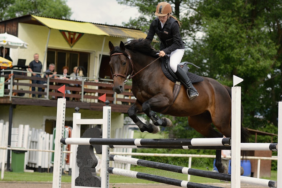 Skoková soutěž stupně „ZL“ na styl, 2. kolo OM- děti
