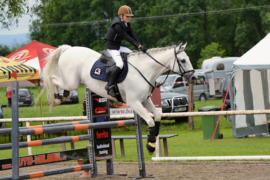 Skoková soutěž stupně „ZL“ na styl, 2. kolo OM- děti
