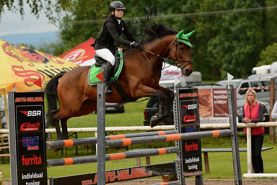 Skoková soutěž stupně „ZL“ na styl, 2. kolo OM- děti