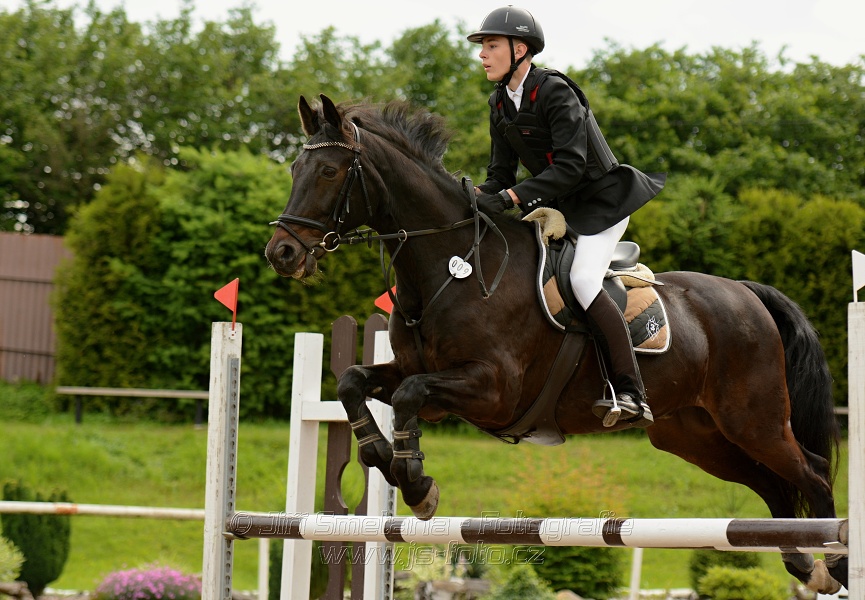 Skoková soutěž stupně „ZL“ na styl, 2. kolo OM- děti