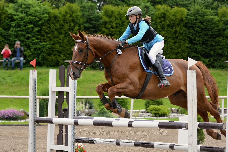 Skoková soutěž stupně „ZL“ na styl, 2. kolo OM- děti