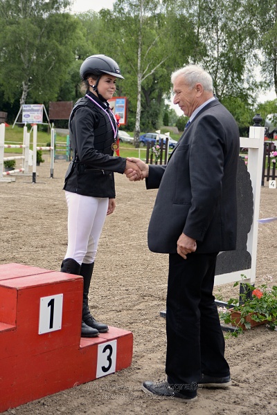 Skoková soutěž stupně „ZL“ na styl, 2. kolo OM- děti