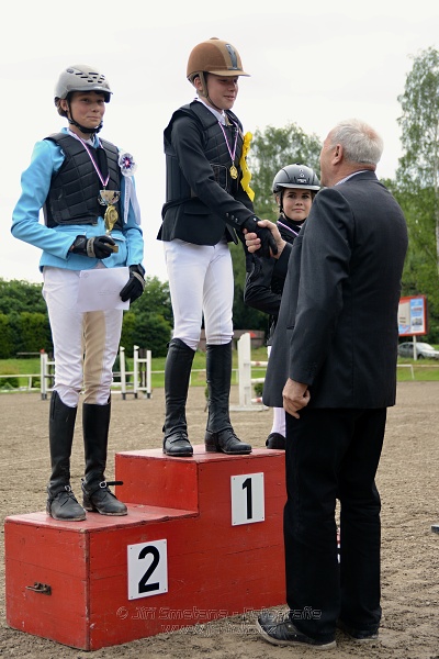 Skoková soutěž stupně „ZL“ na styl, 2. kolo OM- děti