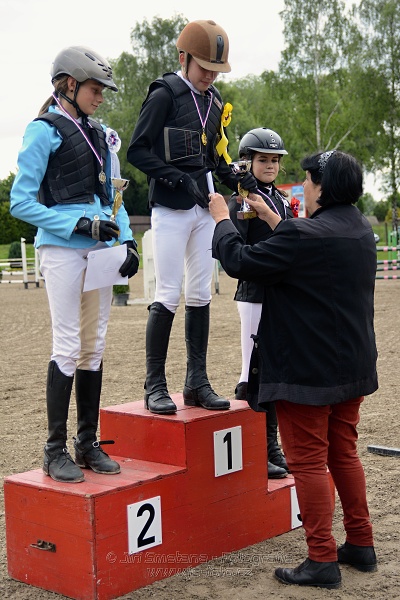 Skoková soutěž stupně „ZL“ na styl, 2. kolo OM- děti