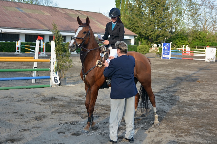 Skoková soutěž stupně 