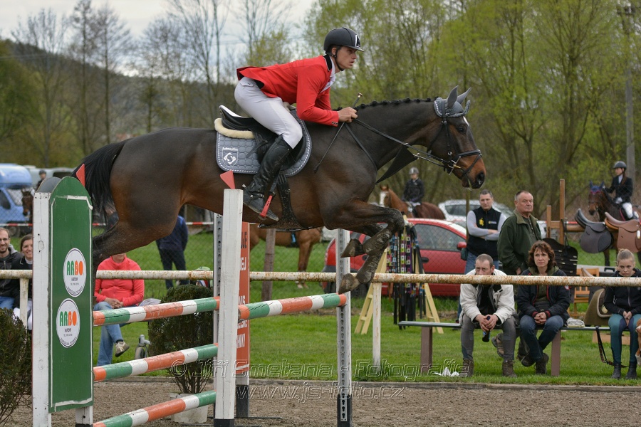 Skoková soutěž st. ZL, bez rozeskakování