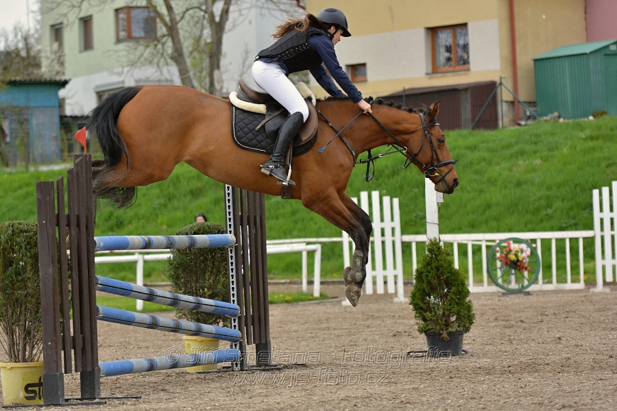 Skoková soutěž st. ZL, bez rozeskakování
