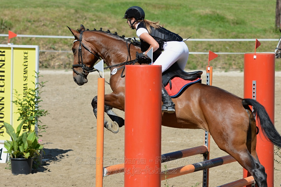 Skoková soutěž „Postupná obtížnost do 90 cm“