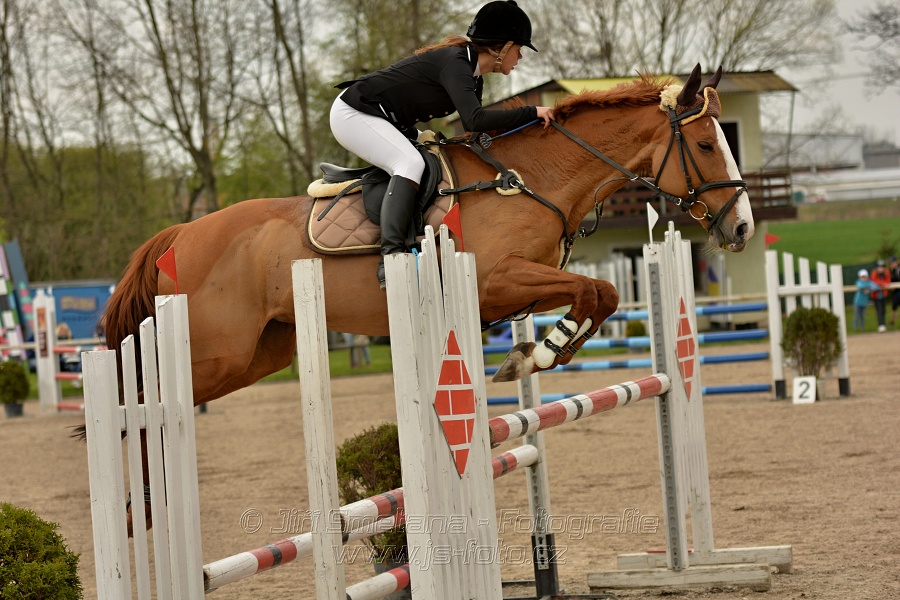 Skoková soutěž stupně „ZL“, bez rozeskakování