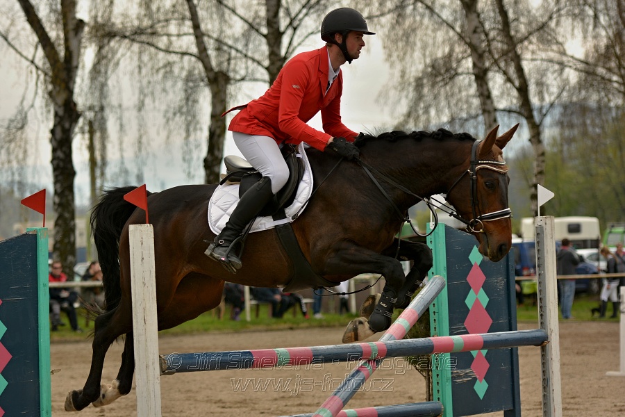 Skoková soutěž stupně „ZL“, bez rozeskakování