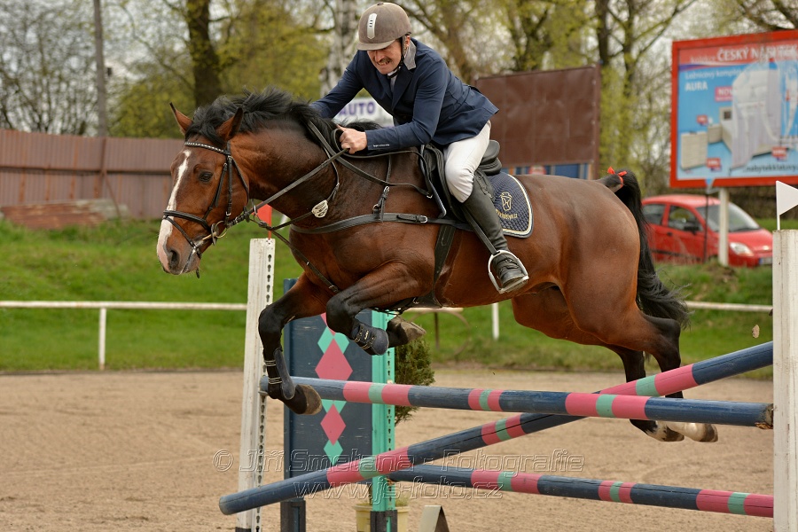 Skoková soutěž stupně „ZL“, bez rozeskakování
