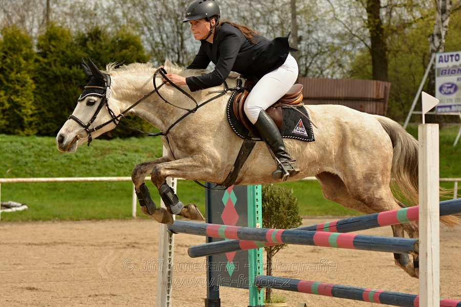 Skoková soutěž stupně „ZL“, bez rozeskakování