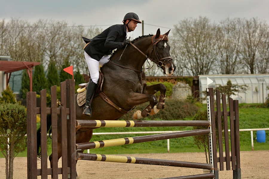 Skoková soutěž stupně „ZL“, bez rozeskakování