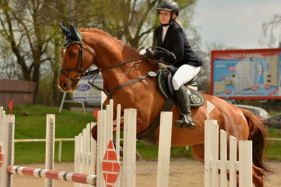 Skoková soutěž stupně „ZL“, bez rozeskakování