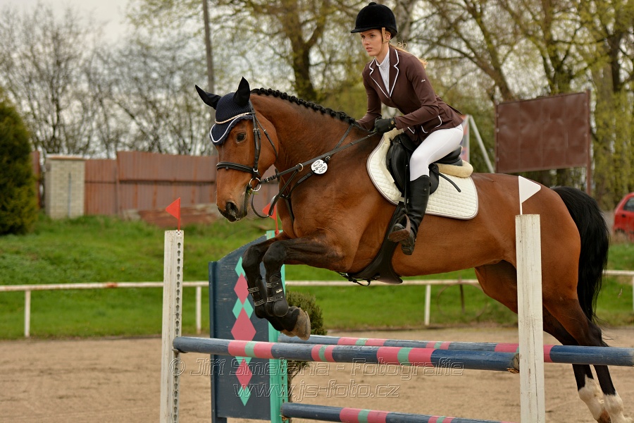 Skoková soutěž stupně „ZL“, bez rozeskakování