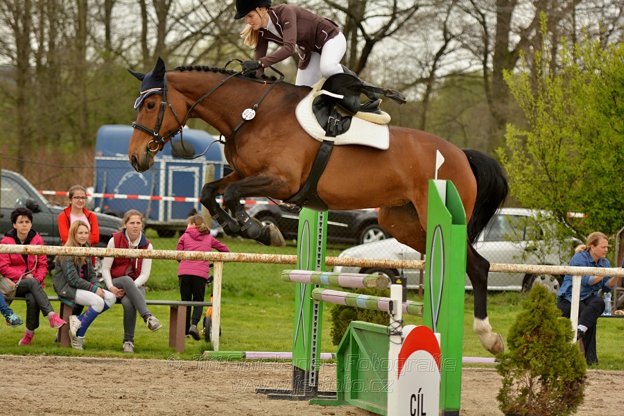 Skoková soutěž stupně „ZL“, bez rozeskakování