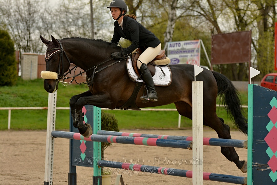 Skoková soutěž stupně „ZL“, bez rozeskakování