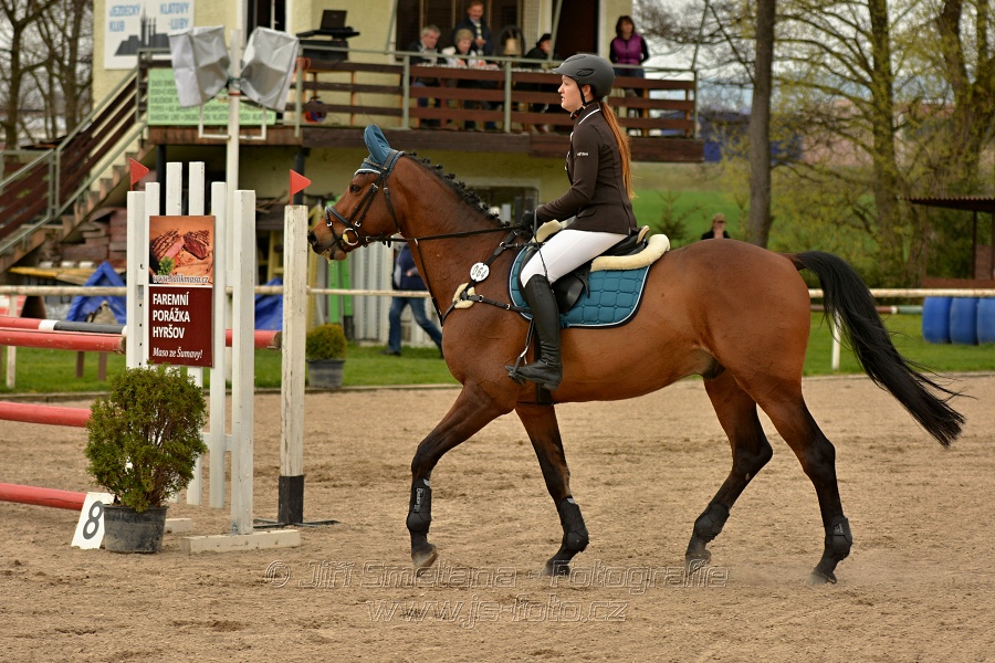Skoková soutěž stupně „ZL“, bez rozeskakování