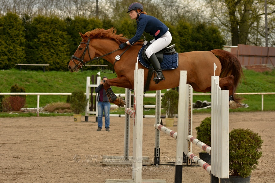 Skoková soutěž stupně „ZL“, bez rozeskakování