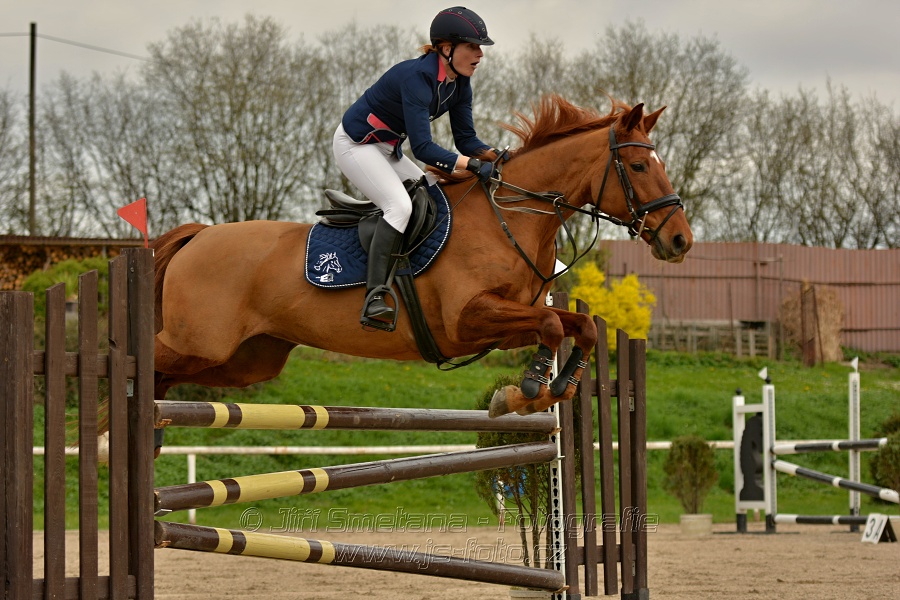 Skoková soutěž stupně „ZL“, bez rozeskakování