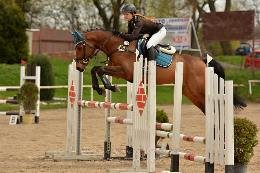 Skoková soutěž stupně „ZL“, bez rozeskakování