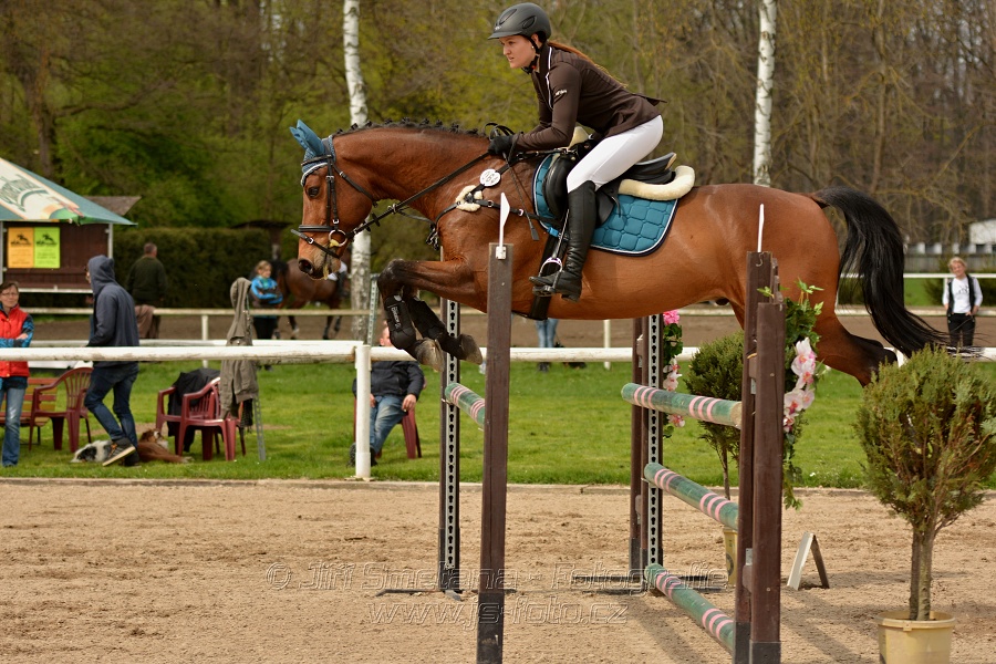 Skoková soutěž stupně „ZL“, bez rozeskakování