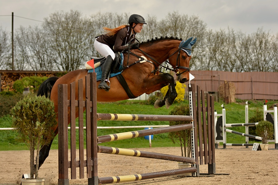 Skoková soutěž stupně „ZL“, bez rozeskakování