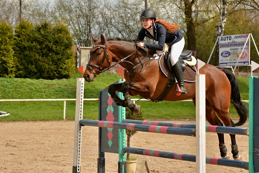 Skoková soutěž stupně „ZL“, bez rozeskakování