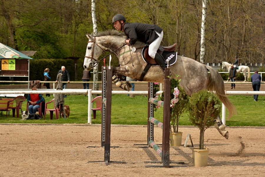 Skoková soutěž stupně „ZL“, bez rozeskakování