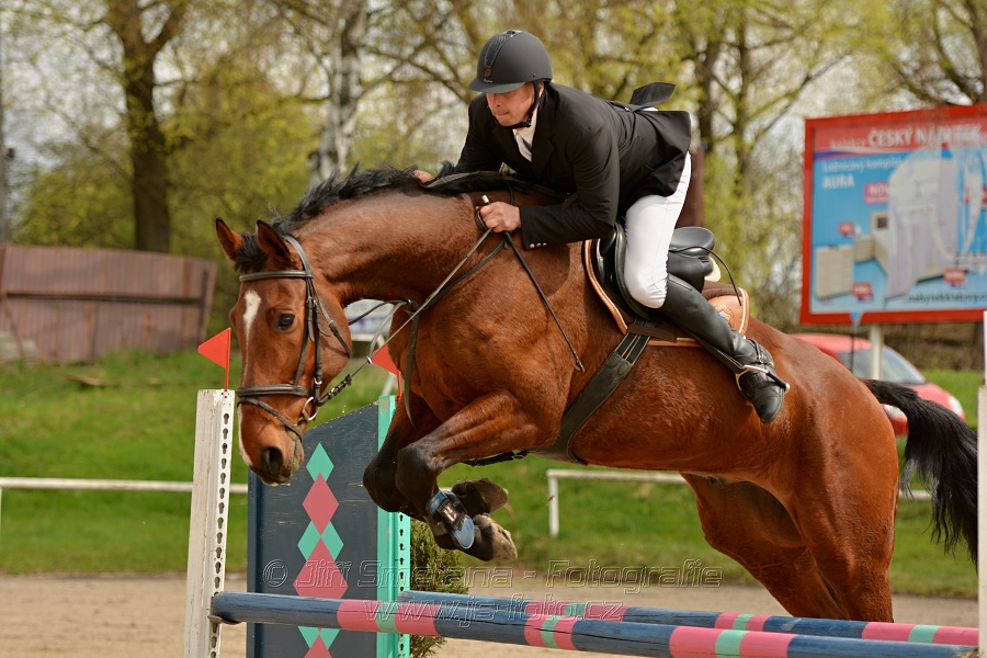 Skoková soutěž stupně „ZL“, bez rozeskakování