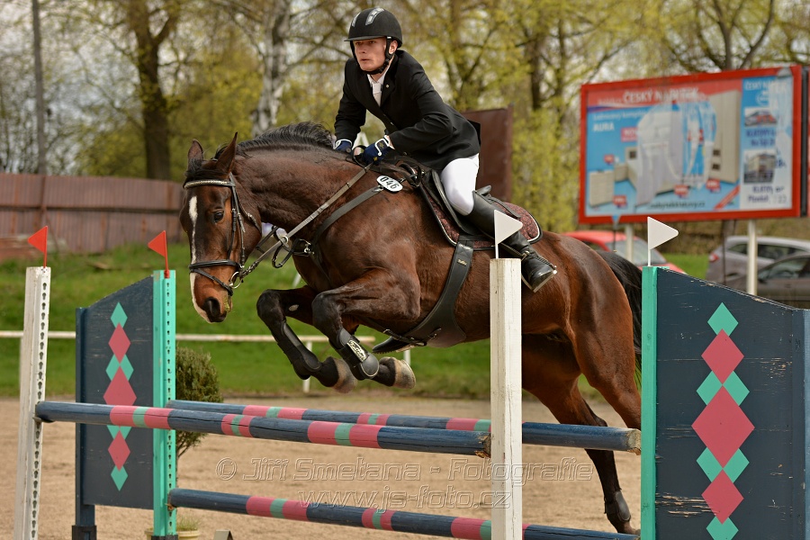 Skoková soutěž stupně „ZL“, bez rozeskakování