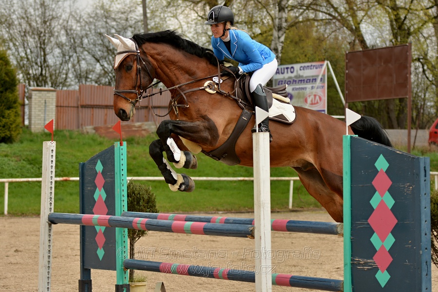 Skoková soutěž stupně „ZL“, bez rozeskakování