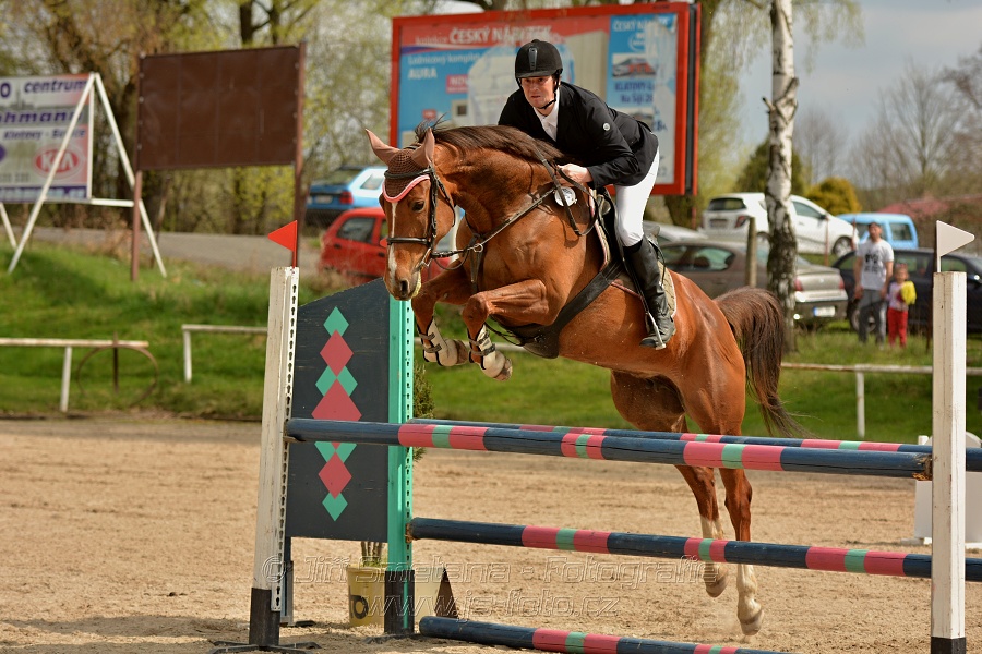 Skoková soutěž stupně „ZL“, bez rozeskakování