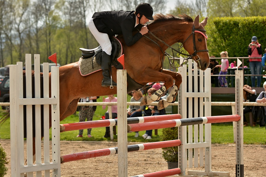 Skoková soutěž stupně „ZL“, bez rozeskakování