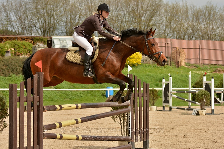 Skoková soutěž stupně „ZL“, bez rozeskakování