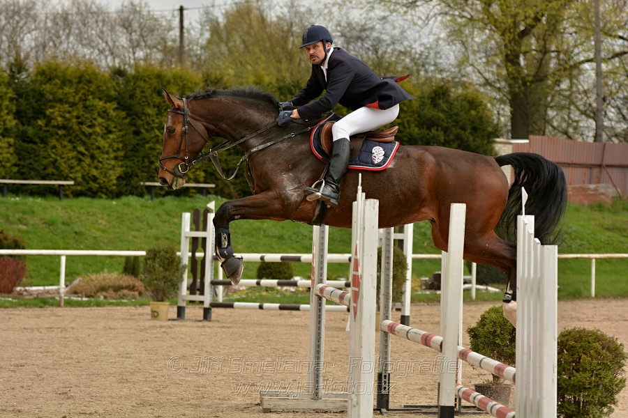 Skoková soutěž stupně „ZL“, bez rozeskakování