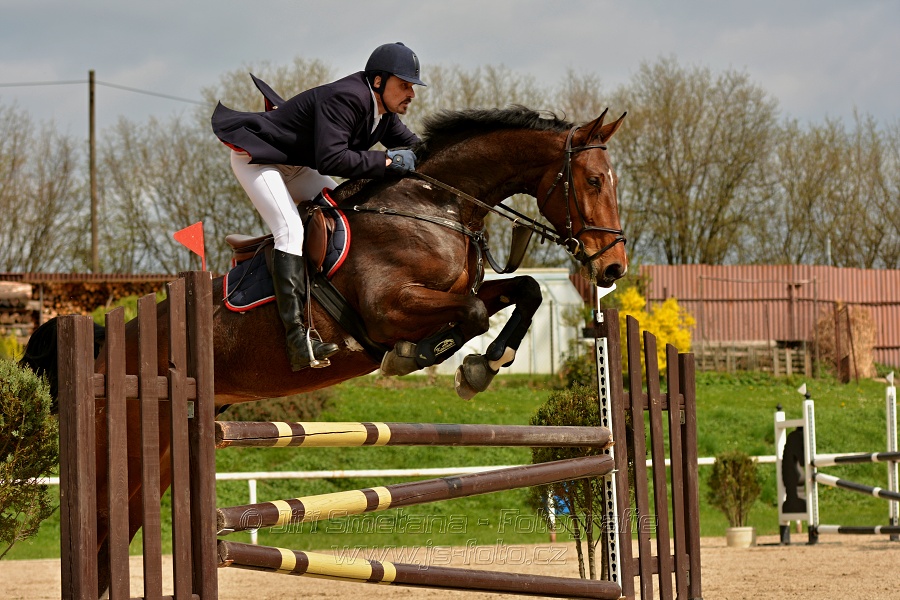 Skoková soutěž stupně „ZL“, bez rozeskakování