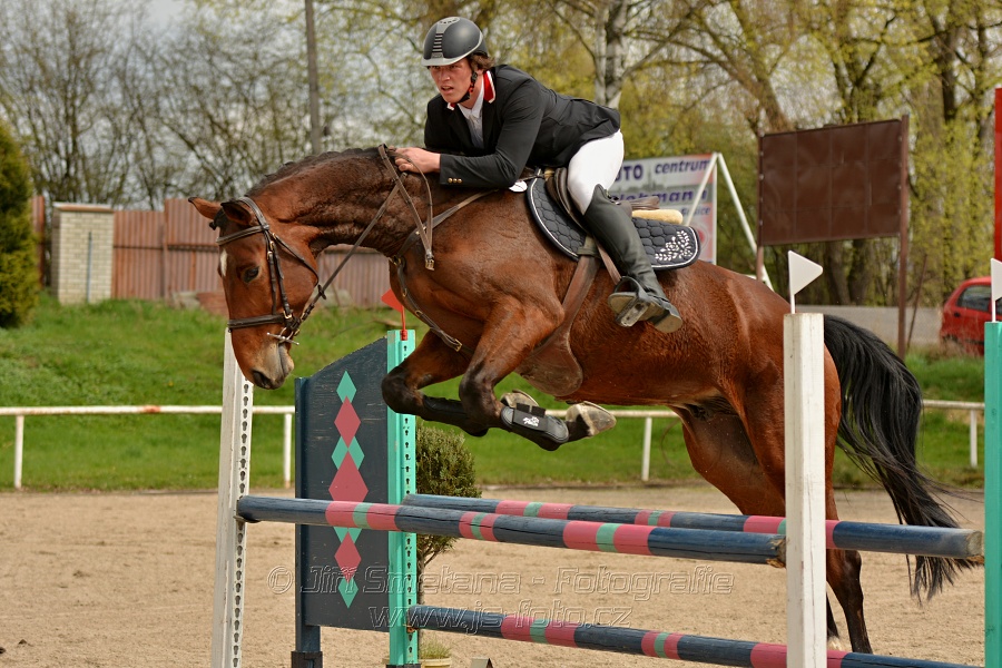 Skoková soutěž stupně „ZL“, bez rozeskakování